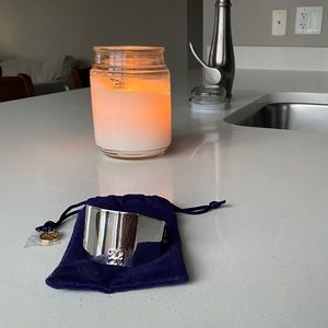 Tory Burch Silver Metal Cuff